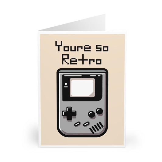 You're So Retro Card – Funny Gameboy Greeting - mezetto KEOLIX KEOLIX