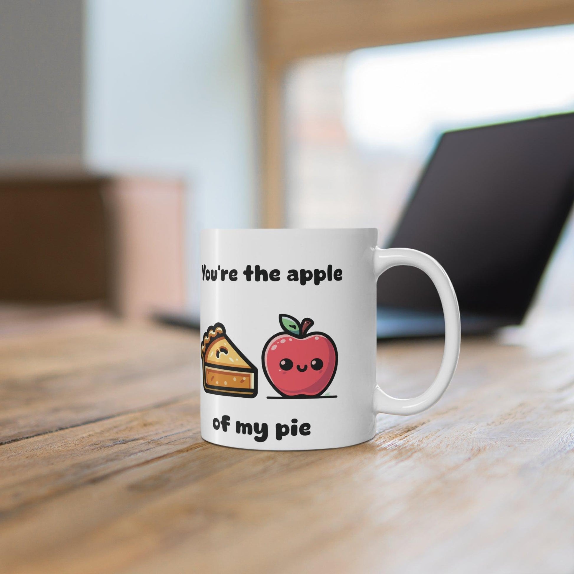 You’re the Apple of My Pie Mug | Pun - Loving Gift 11 oz - mezetto KEOLIX KEOLIX