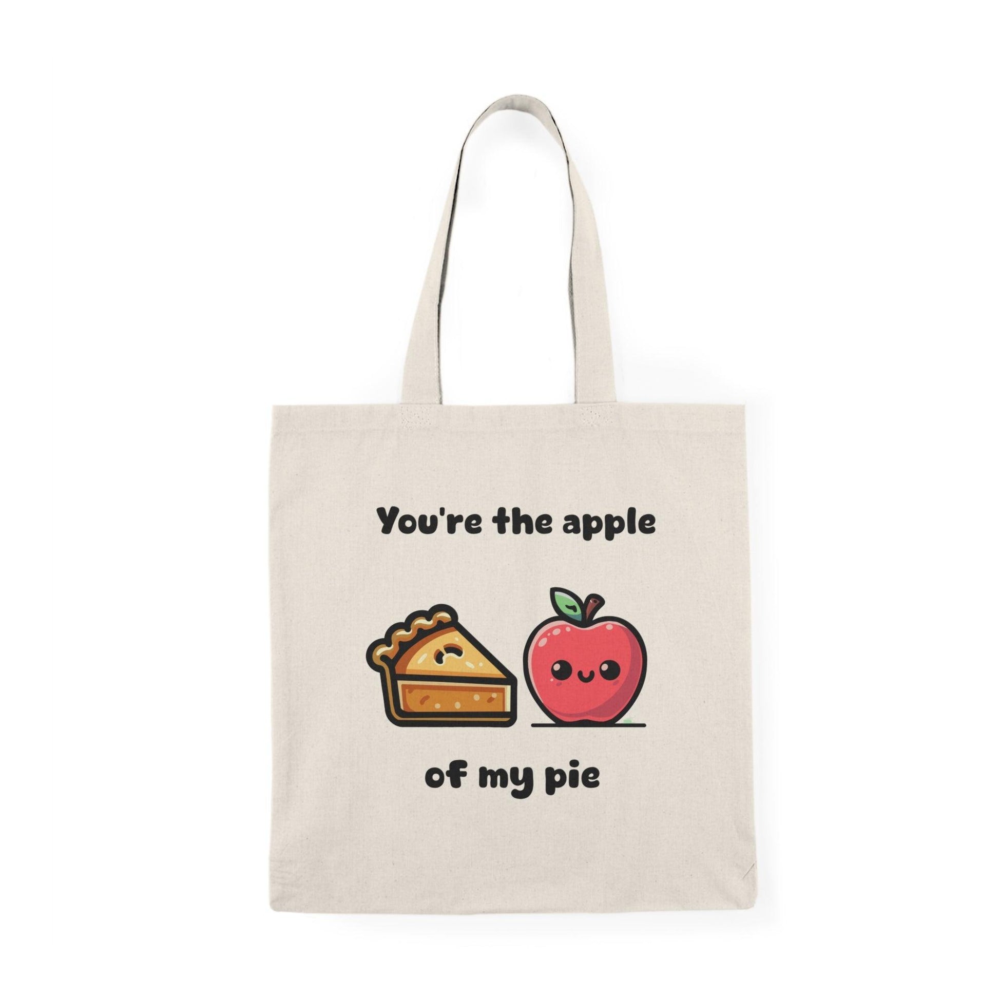 You’re the Apple of My Pie Tote – Cute Pun Foodie Bag - mezetto KEOLIX KEOLIX