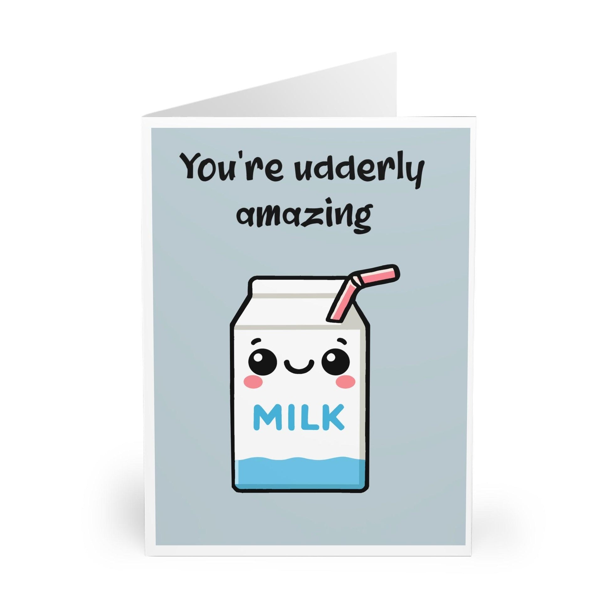 You’re Udderly Amazing – Cute Milk Carton Card - mezetto KEOLIX KEOLIX