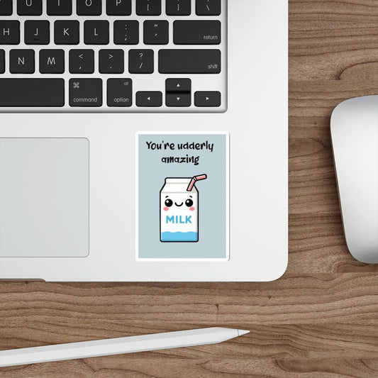 You're Udderly Amazing Milk Carton Sticker - mezetto KEOLIX KEOLIX