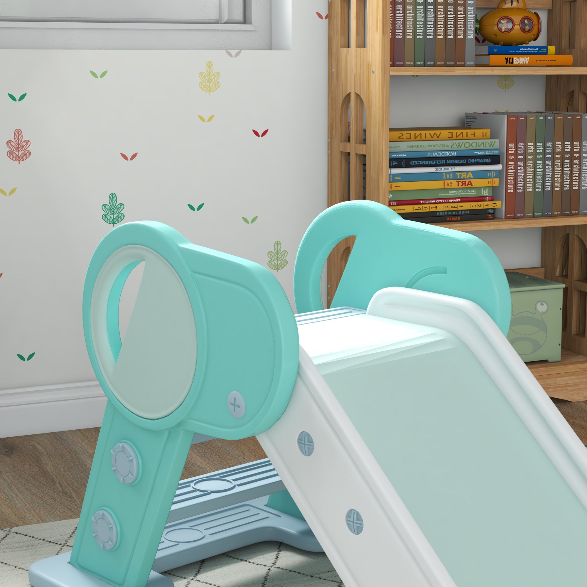 AIYAPLAY Foldable Kids Slide, Freestanding Baby Slide, for Ages 1.5-3 Years-7