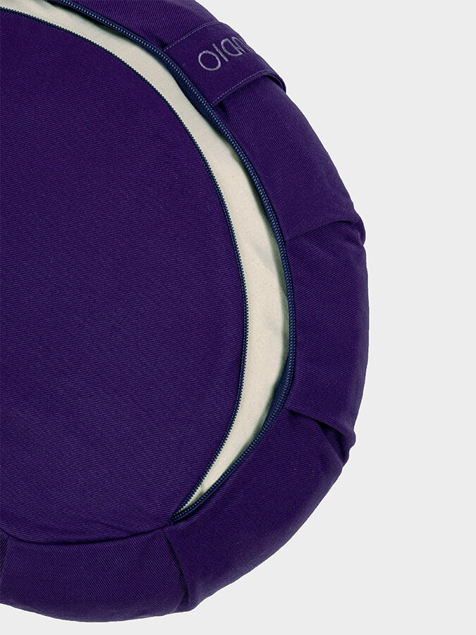 Yoga Studio European Organic Buckwheat Zafu Crescent Cushion